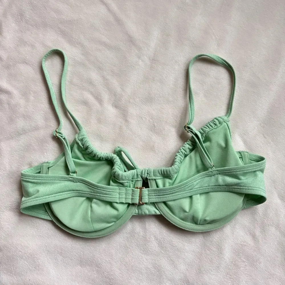 Wild Fable Light Green Underwire Swim Top